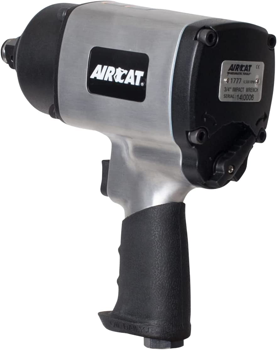 AIRCAT 1777 3/4 inch pneumatische slagmoersleutel Super Duty met twin-hammer slagmechanisme