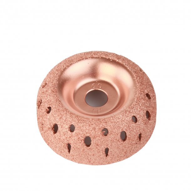 1/2 Bolvormige Rasp Ø76mm Medium Korrel