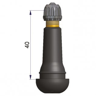 Ventiel TR414 Voorgemonteerd doos van 100 stuks