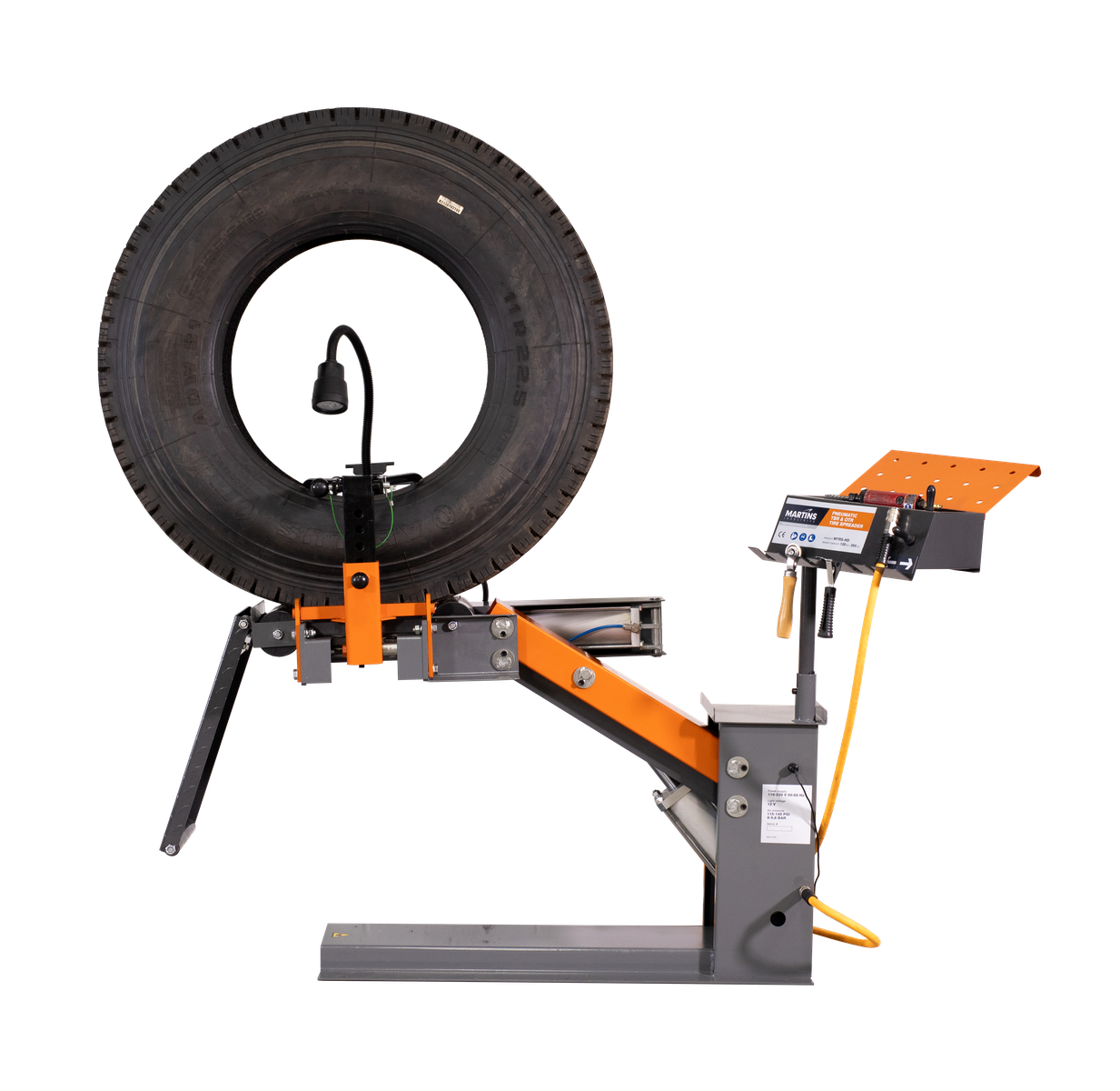 MTRS-HD Pneumatische bandenspreider, incl. lift voor truck en landbouwbanden