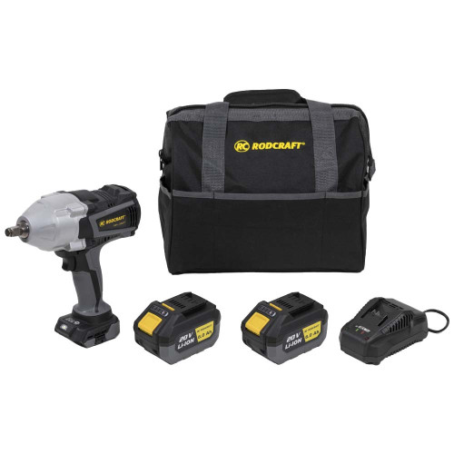 Rodcraft RC9077K Accu slagmoersleutel the E-beast 1/2″ set